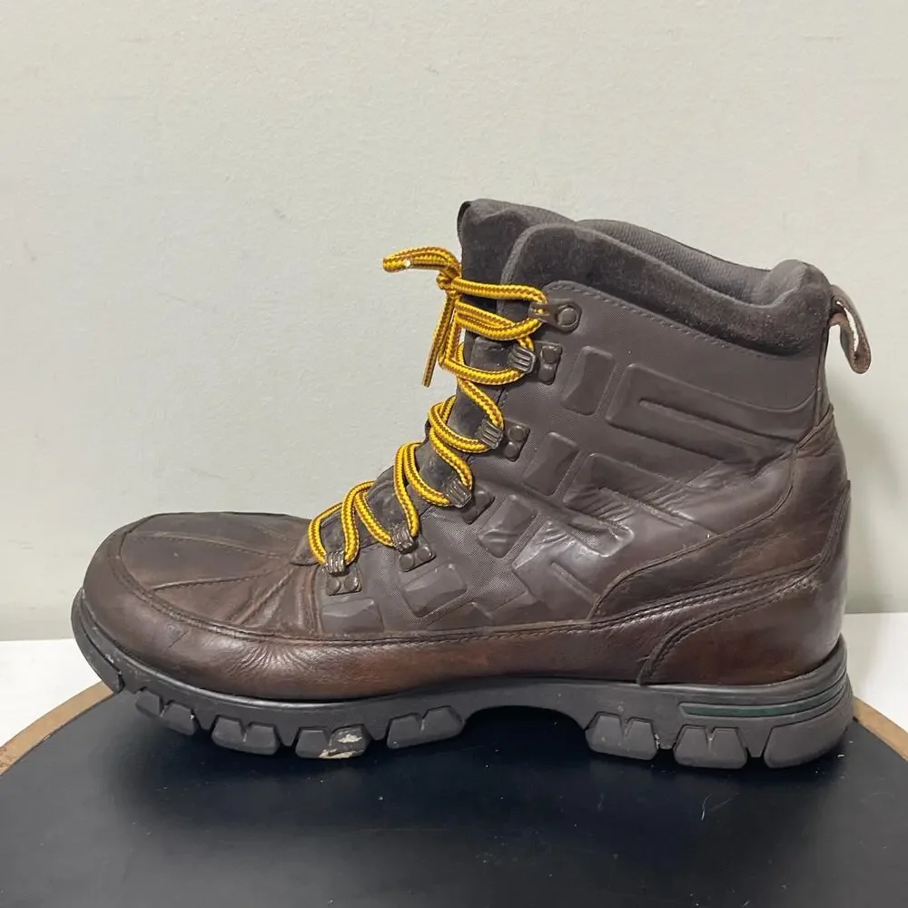 Polo‎ Ralph Lauren Ranger Boots Men Size 11 Rugged Leather Duck Brown Elthon 90s